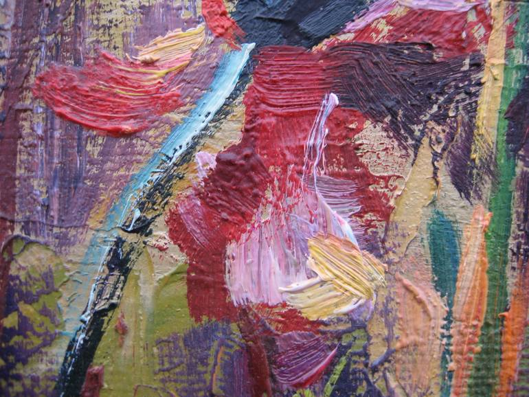 Original Impressionism Floral Painting by Olga Ivanenko