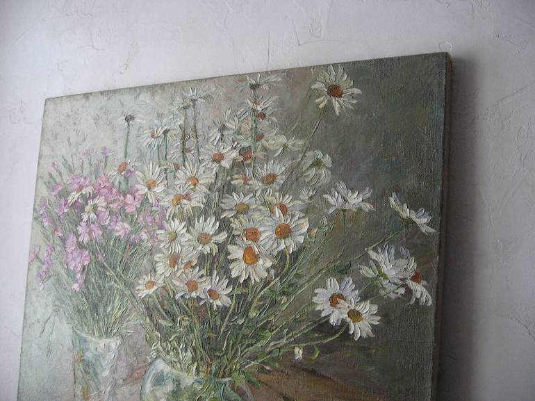 Original Fine Art Floral Painting by Olga Ivanenko