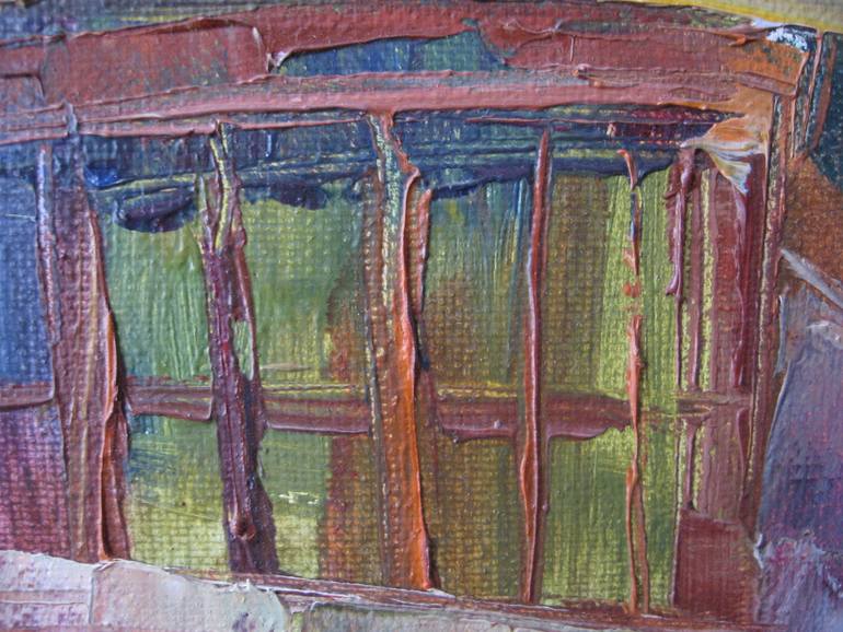 Original Impressionism Rural Life Painting by Olga Ivanenko