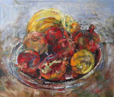 Original Expressionism Food Paintings by Olga Ivanenko