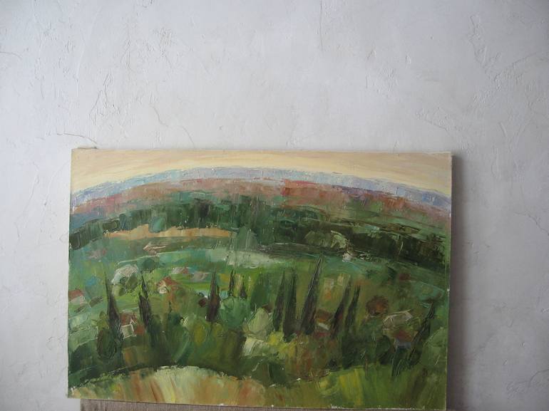 Original Fine Art Landscape Painting by Olga Ivanenko