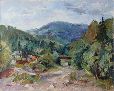 Original Fine Art Landscape Paintings by Olga Ivanenko