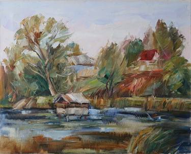 Original Expressionism Landscape Paintings by Olga Ivanenko
