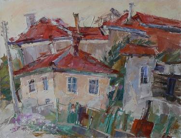 Original Fine Art Architecture Paintings by Olga Ivanenko