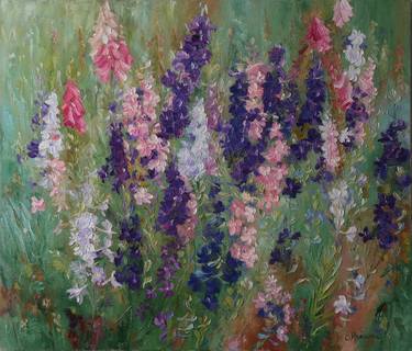 Print of Fine Art Floral Paintings by Olga Ivanenko