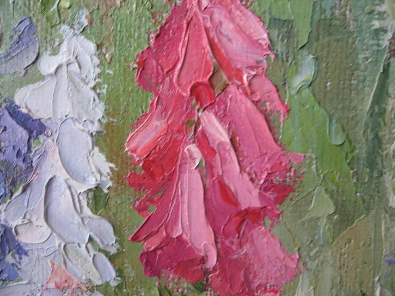 Original Impressionism Floral Painting by Olga Ivanenko