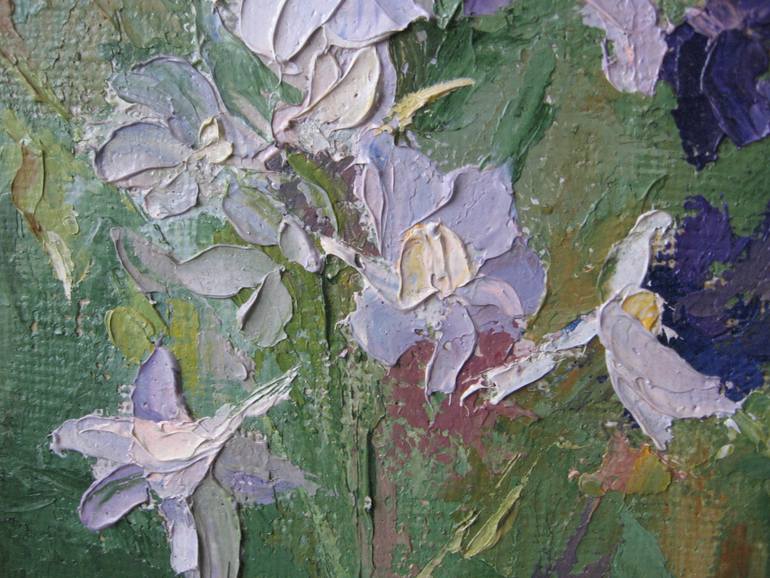 Original Impressionism Floral Painting by Olga Ivanenko