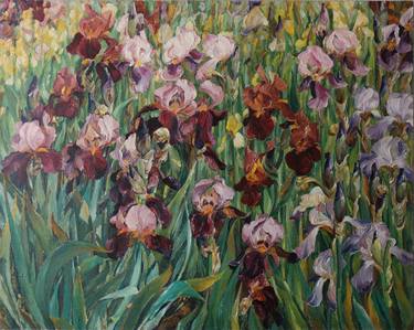 Original Impressionism Floral Paintings by Olga Ivanenko