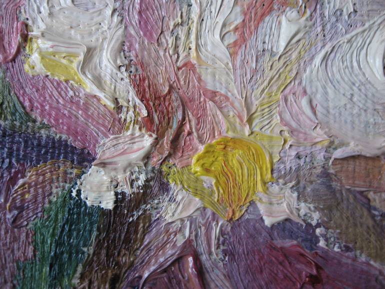 Original Impressionism Floral Painting by Olga Ivanenko