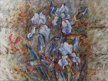 Original Impressionism Abstract Paintings by Olga Ivanenko