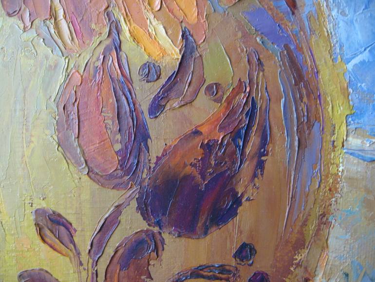 Original Impressionism Floral Painting by Olga Ivanenko