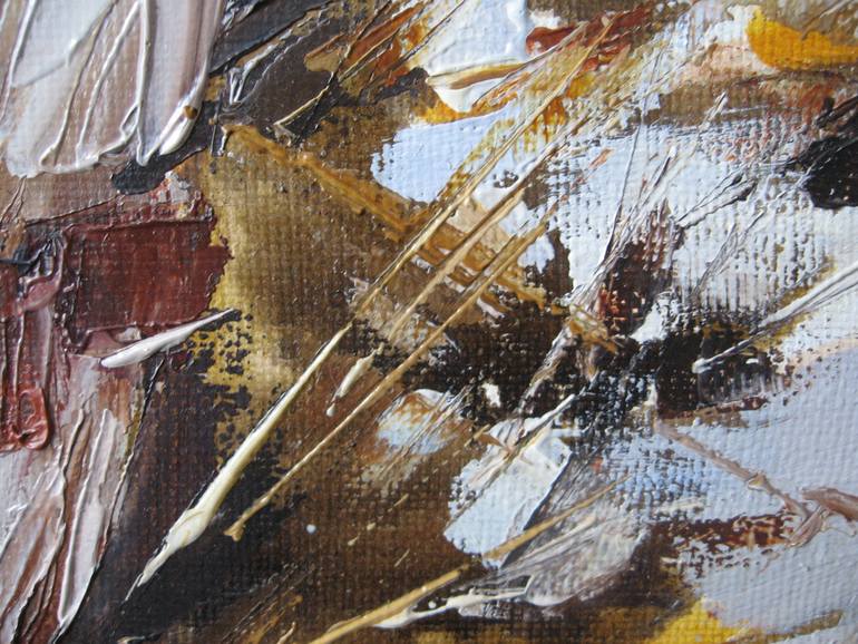 Original Impressionism Boat Painting by Olga Ivanenko