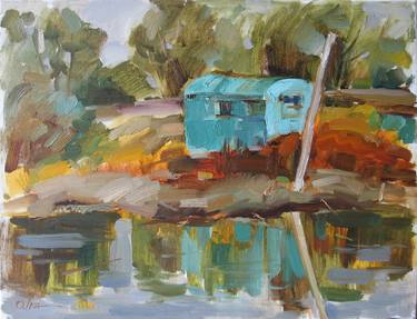 Original Impressionism Landscape Paintings by Olga Ivanenko