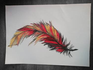 Golden Feather Phoenix Artwork thumb