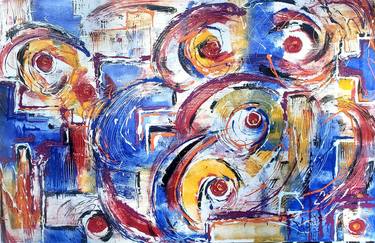 Original Abstract Expressionism Abstract Paintings by John Monteleone