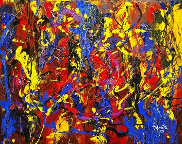 Print of Abstract Expressionism Abstract Paintings by John Monteleone