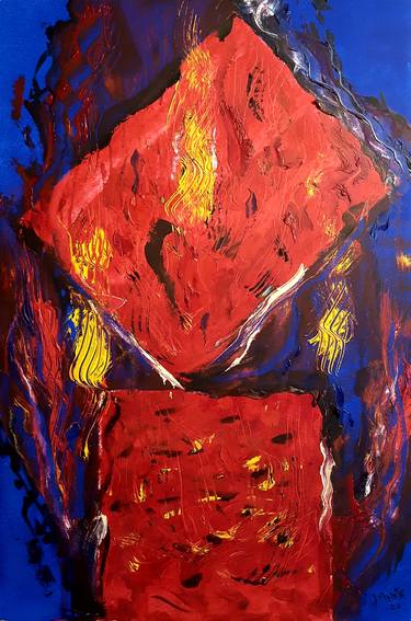 Original Abstract Expressionism Science/Technology Paintings by John Monteleone