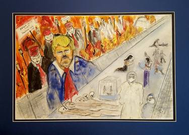 Print of Abstract Expressionism Political Paintings by John Monteleone