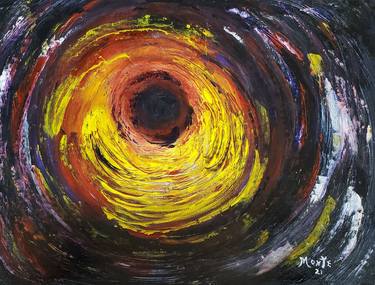 Original Abstract Expressionism Science Paintings by John Monteleone