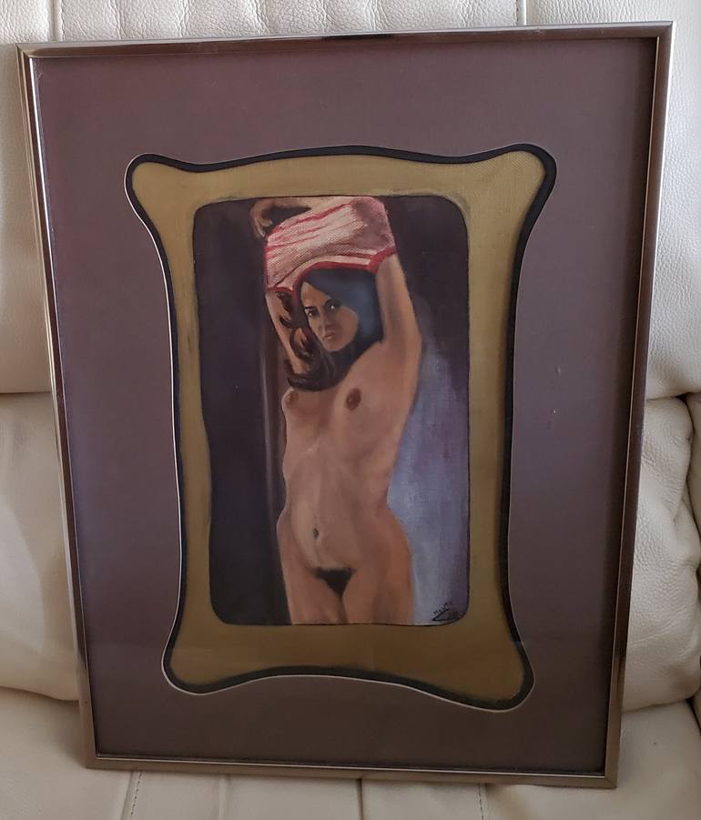 Original Expressionism Nude Painting by John Monteleone