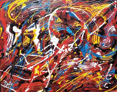 Original Abstract Paintings by John Monteleone