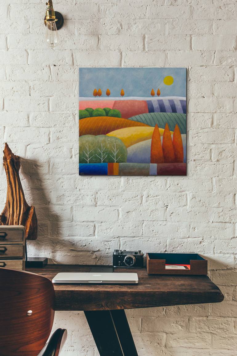 Original Expressionism Landscape Painting by Kate Graham