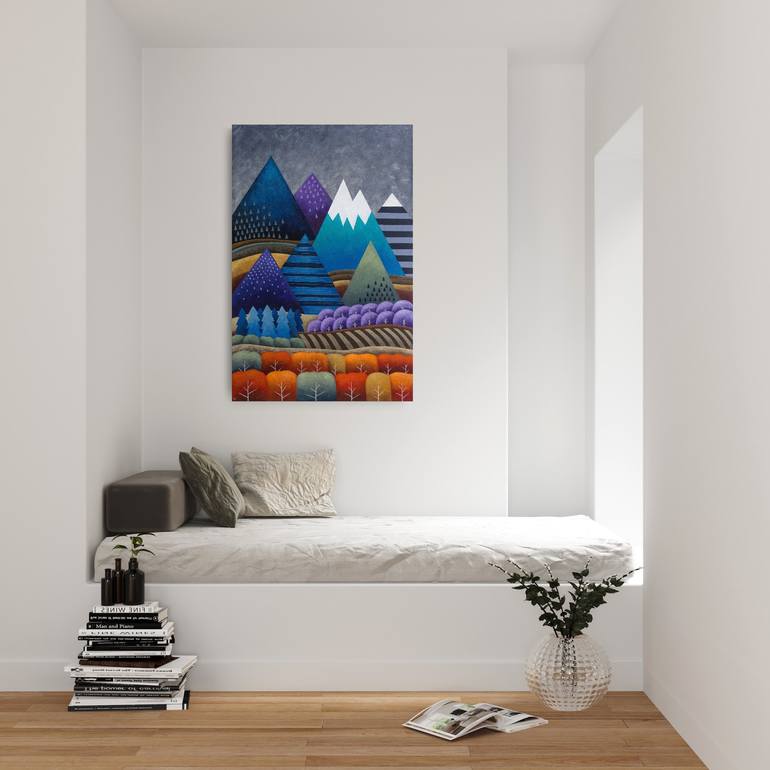 Original Minimalism Landscape Painting by Kate Graham