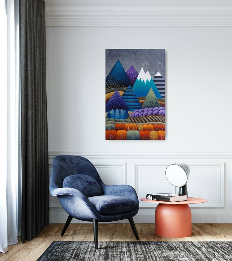 Original Minimalism Landscape Painting by Kate Graham