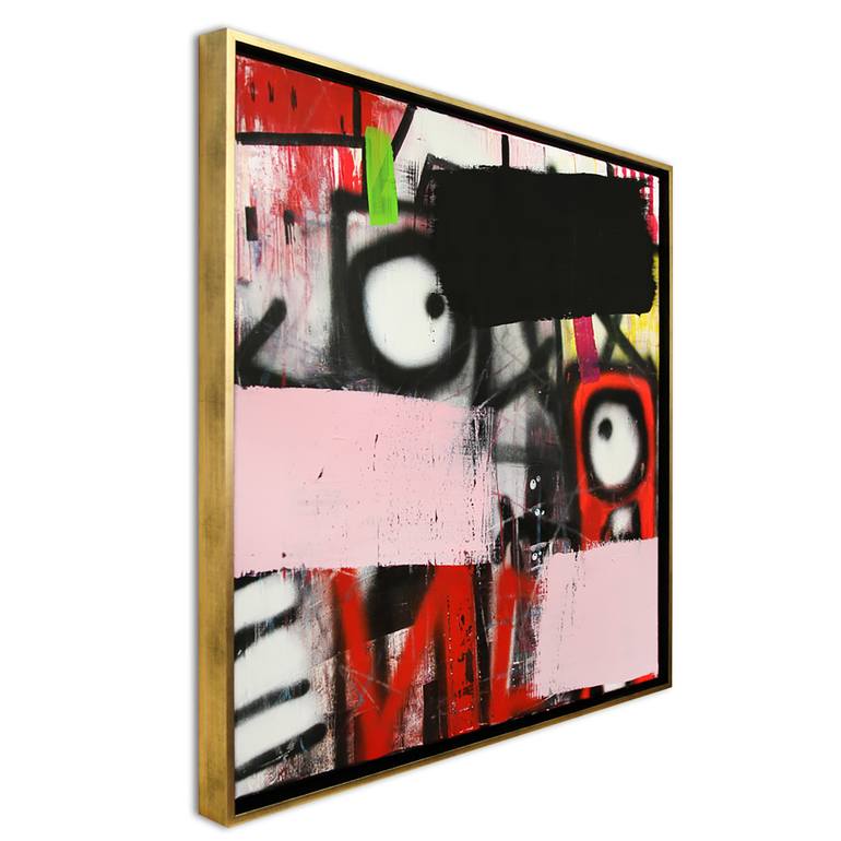 Original Abstract Graffiti Painting by Thomas Stephan