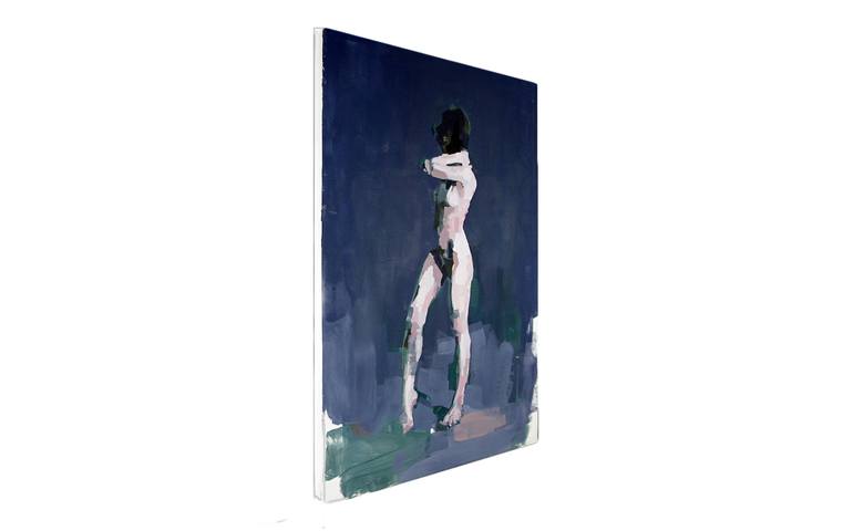 Original Abstract Expressionism Erotic Painting by Thomas Stephan