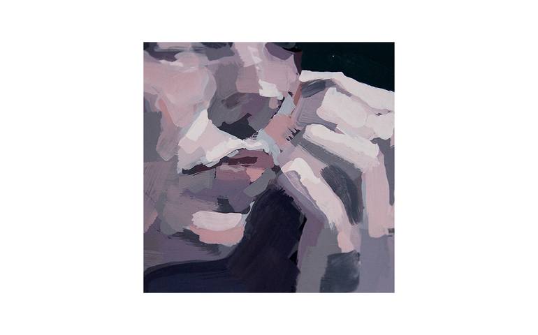 Original Abstract Expressionism Erotic Painting by Thomas Stephan