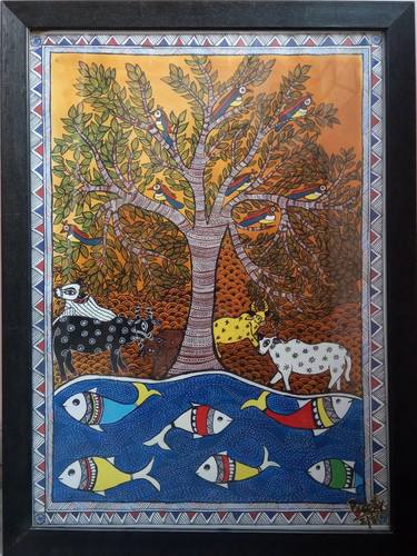 Print of Folk Nature Paintings by Preety Anand