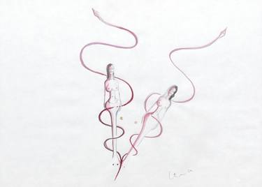 Print of Body Drawings by Cima Farahmandi
