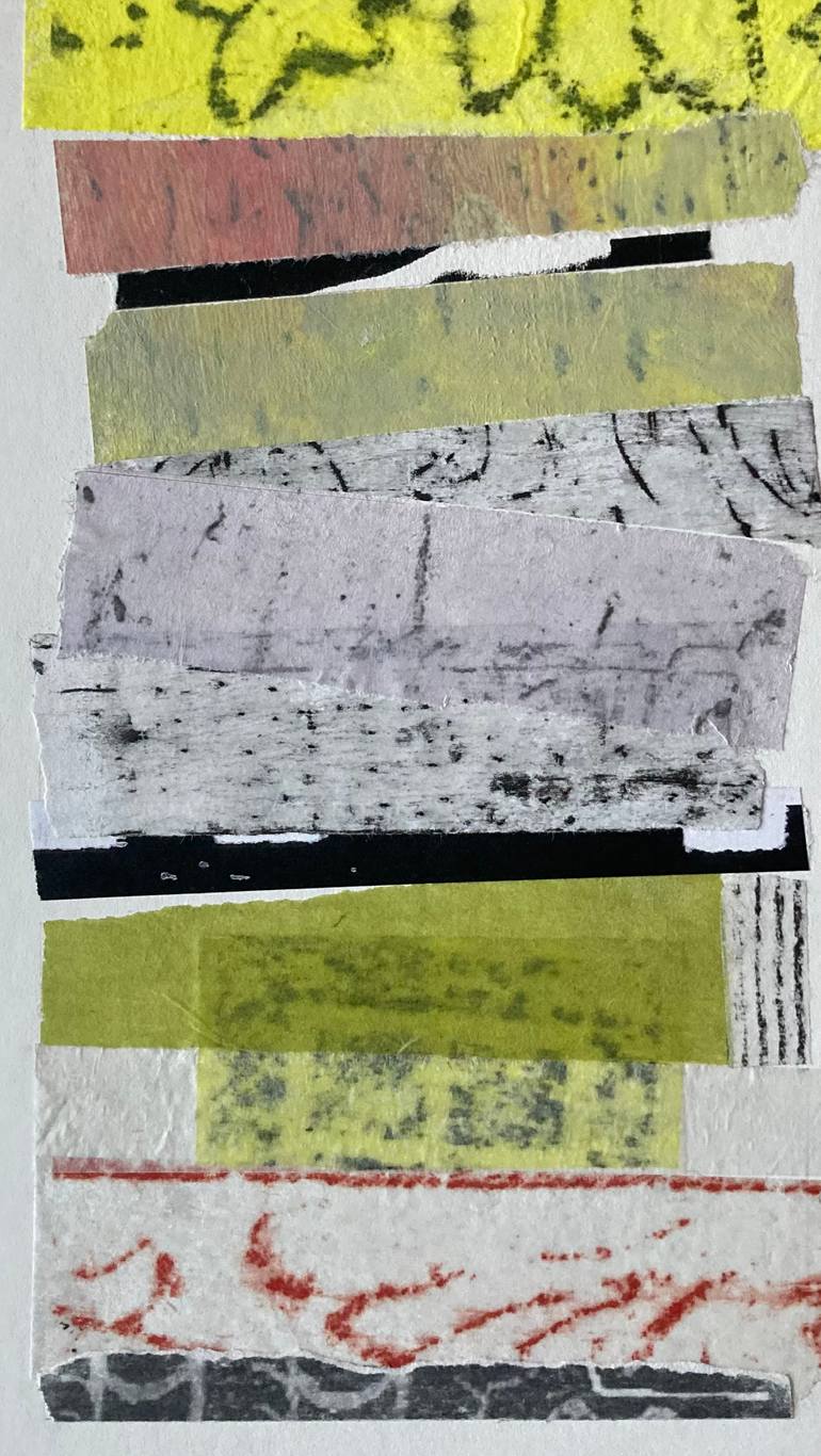 Original Contemporary Abstract Collage by Carmine Santaniello