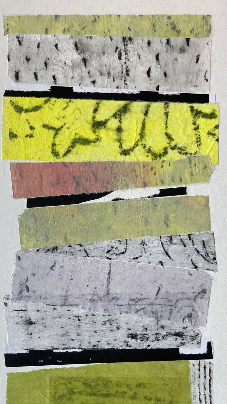 Original Contemporary Abstract Collage by Carmine Santaniello