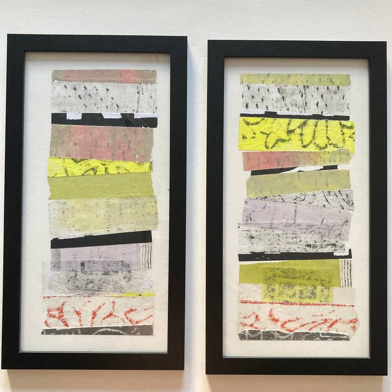 Original Contemporary Abstract Collage by Carmine Santaniello