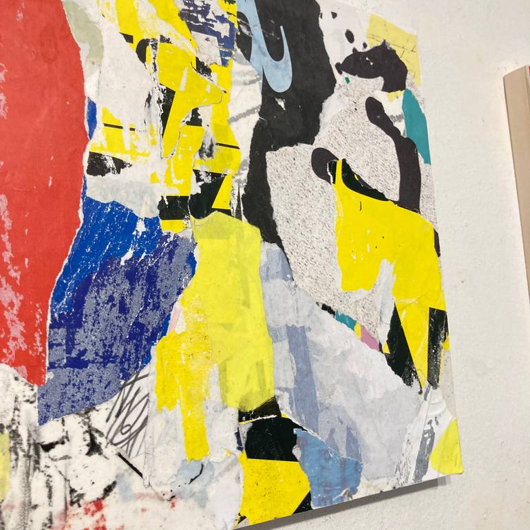 Original Street Art Abstract Collage by Carmine Santaniello