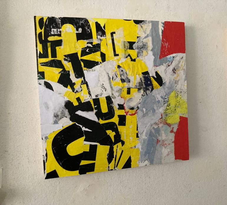 Original Conceptual Abstract Collage by Carmine Santaniello