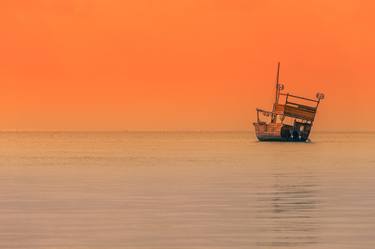 Print of Boat Digital by Marius Popescu