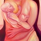Maternal transfiguration thumb