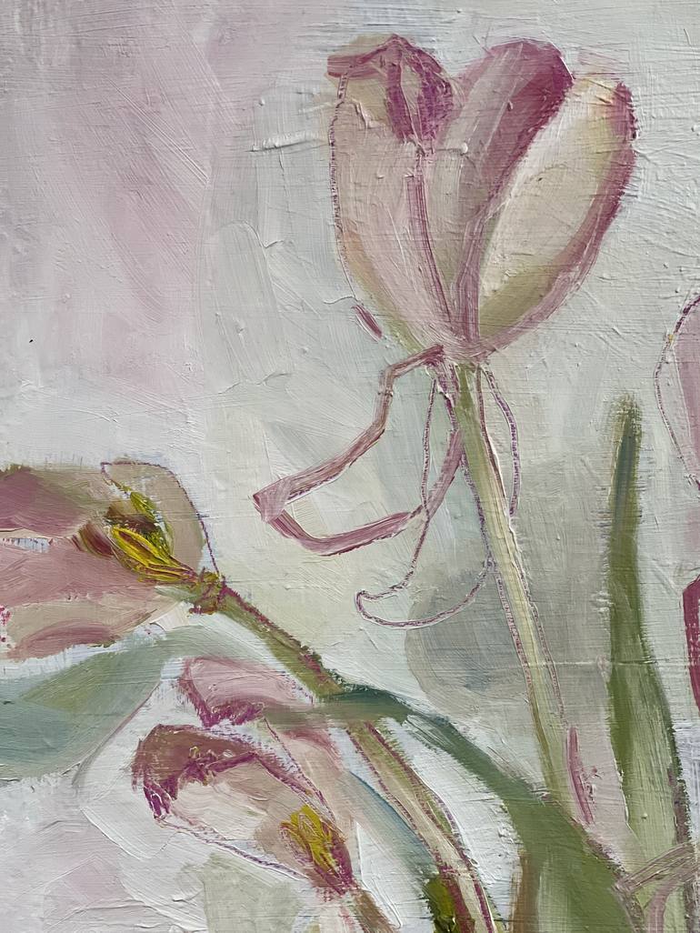 Original Floral Painting by Alessandra BB
