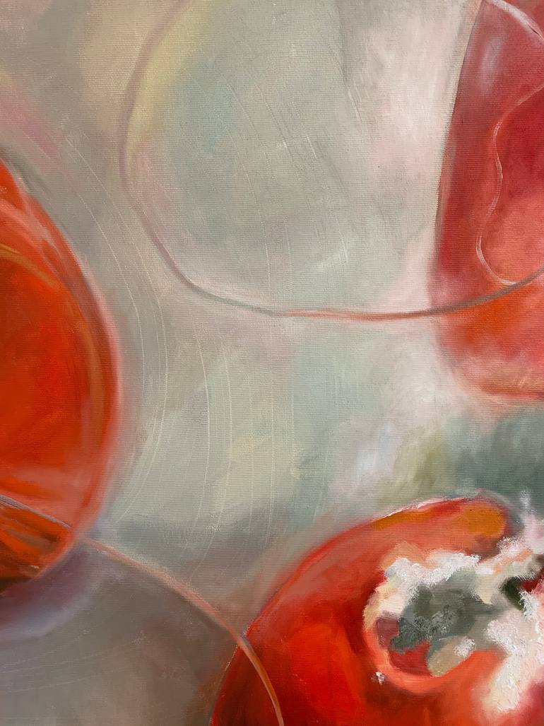Original Abstract Expressionism Botanic Painting by Alessandra Bb