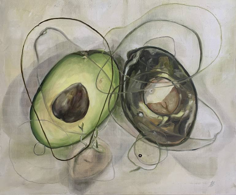Original Conceptual Food Paintings by Alessandra Bb