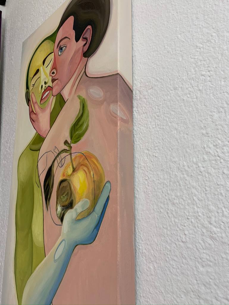 Original Cubism People Painting by Alessandra Bb