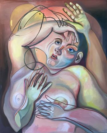 Original Conceptual Erotic Paintings by Alessandra BB