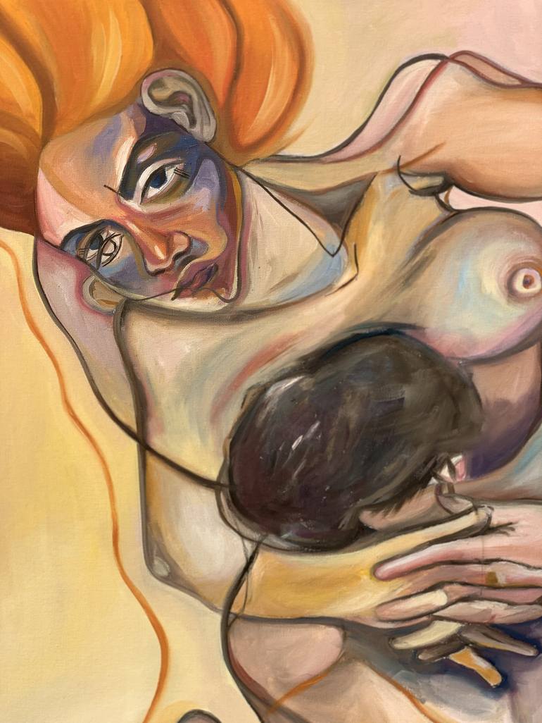 Original Erotic Painting by Alessandra BB