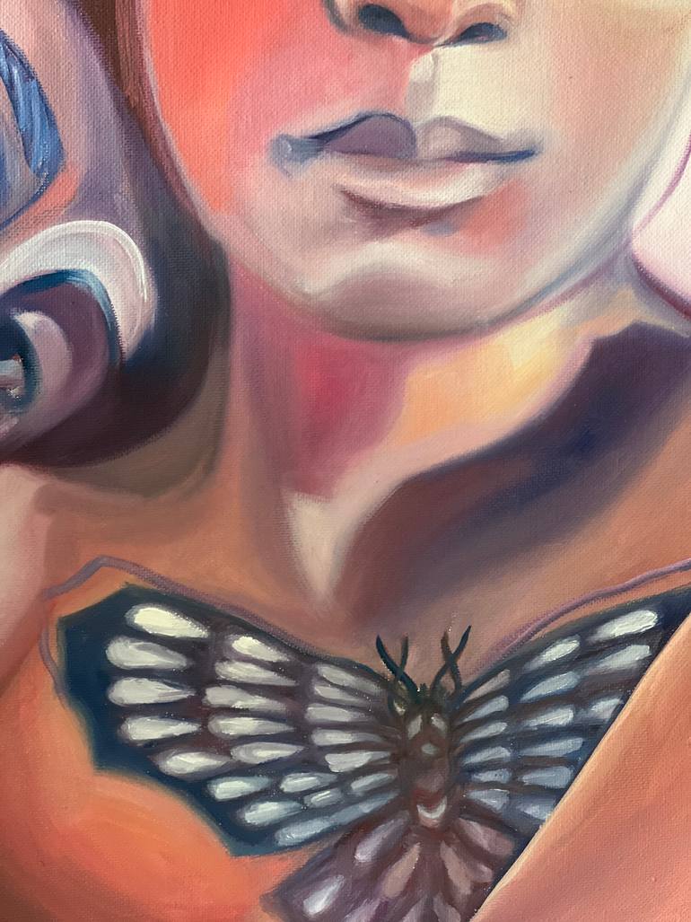 Original Surrealism Love Painting by Alessandra Bb