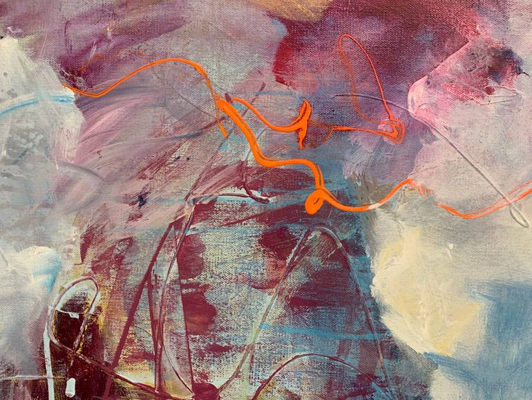 Original Abstract Expressionism Abstract Painting by Linnea Leeming