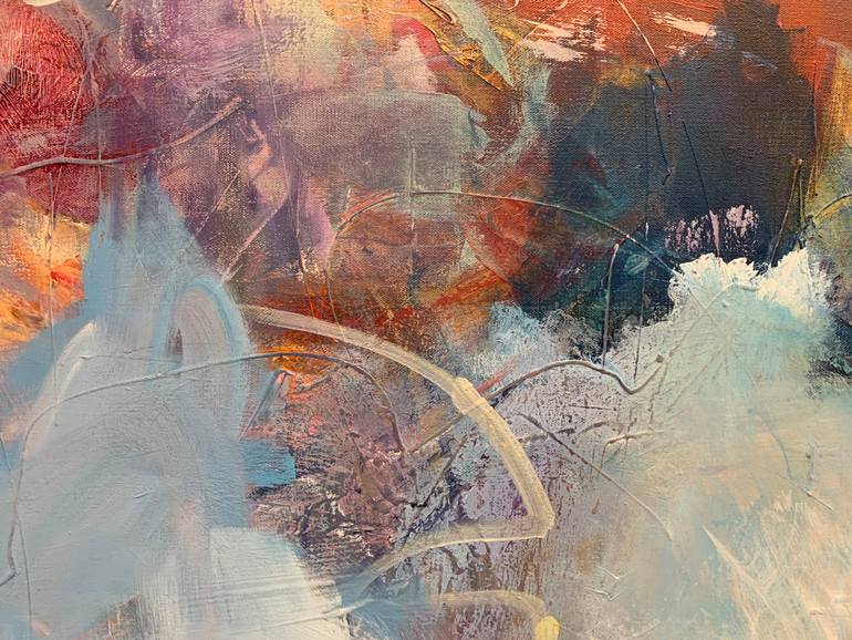 Original Abstract Expressionism Abstract Painting by Linnea Leeming