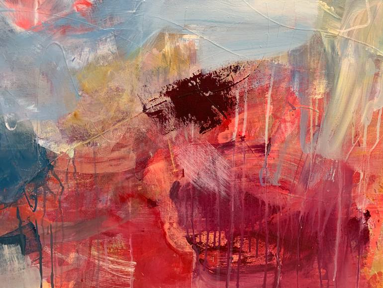 Original Abstract Expressionism Abstract Painting by Linnea Leeming